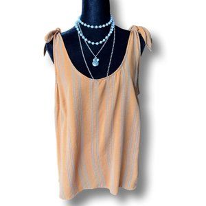 a new day Striped Sleeveless Top